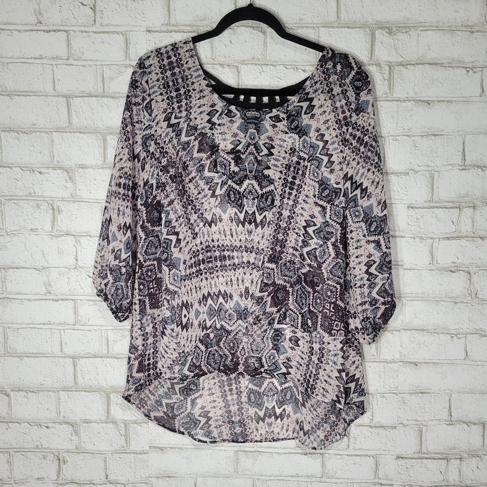 Maurices flowy strap back blouse